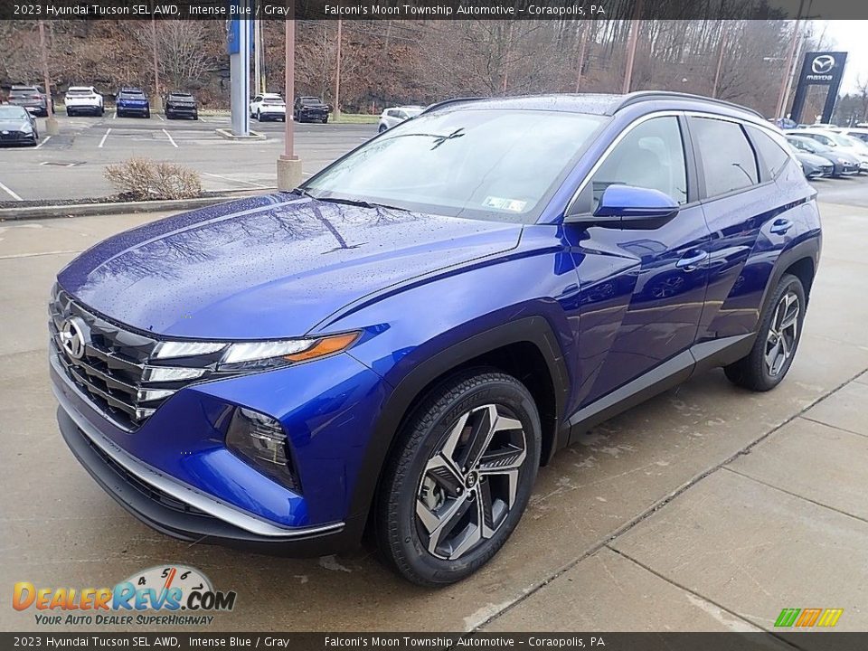 Intense Blue 2023 Hyundai Tucson SEL AWD Photo #7