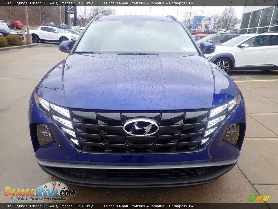 2023 Hyundai Tucson SEL AWD Intense Blue / Gray Photo #8