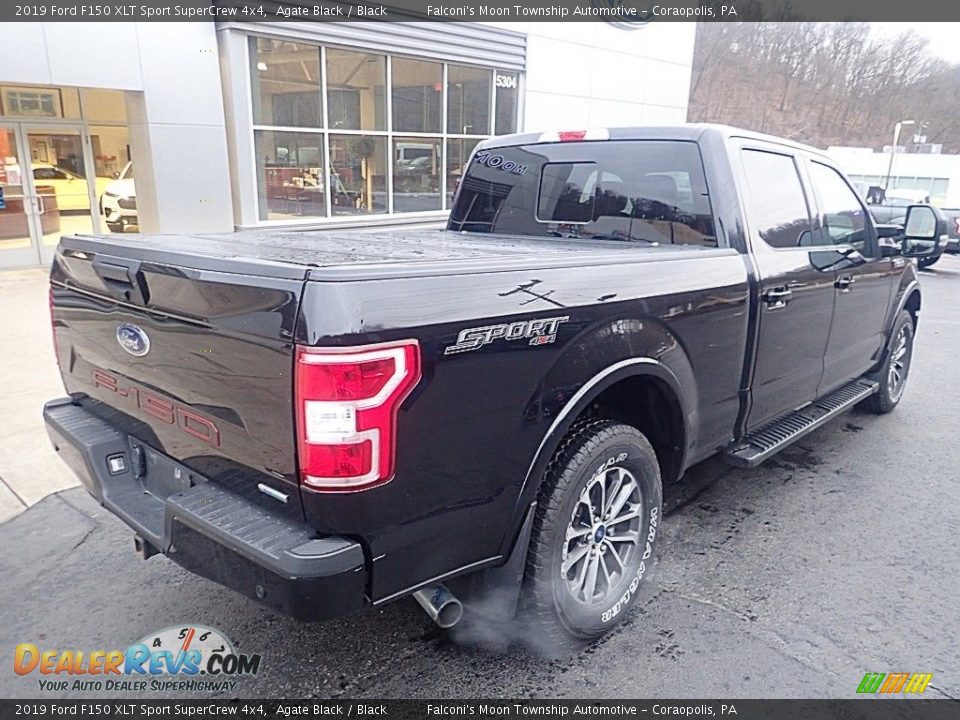 2019 Ford F150 XLT Sport SuperCrew 4x4 Agate Black / Black Photo #2