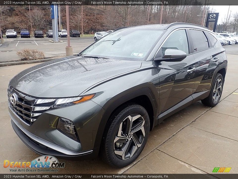 Front 3/4 View of 2023 Hyundai Tucson SEL AWD Photo #7