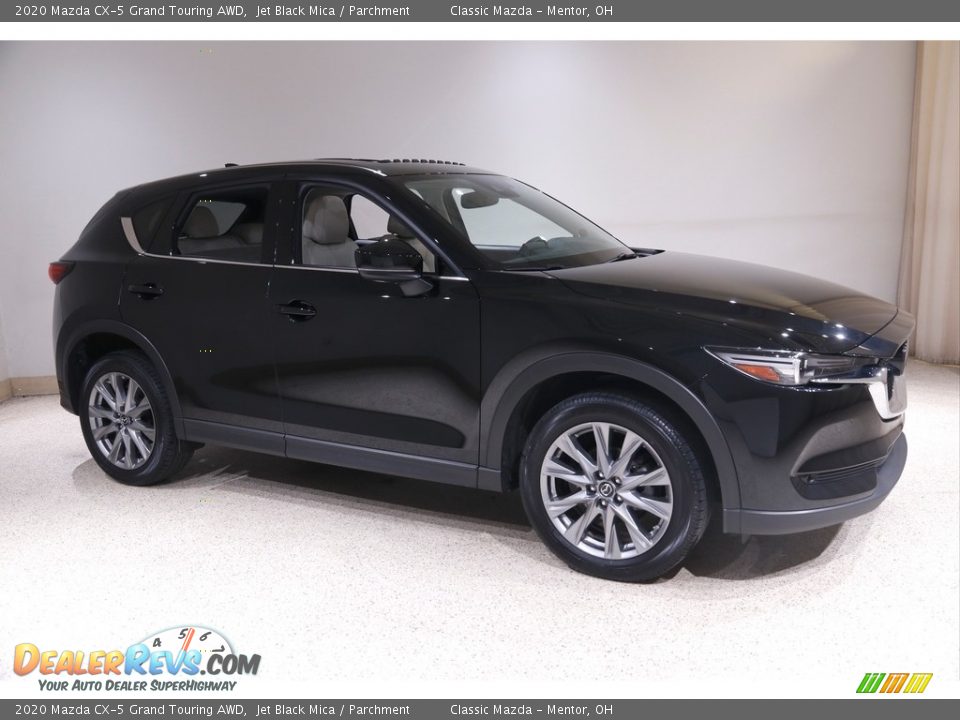 2020 Mazda CX-5 Grand Touring AWD Jet Black Mica / Parchment Photo #1
