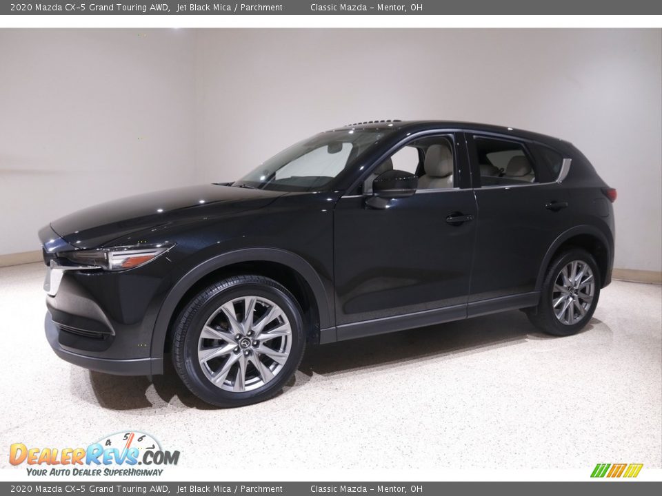 2020 Mazda CX-5 Grand Touring AWD Jet Black Mica / Parchment Photo #3
