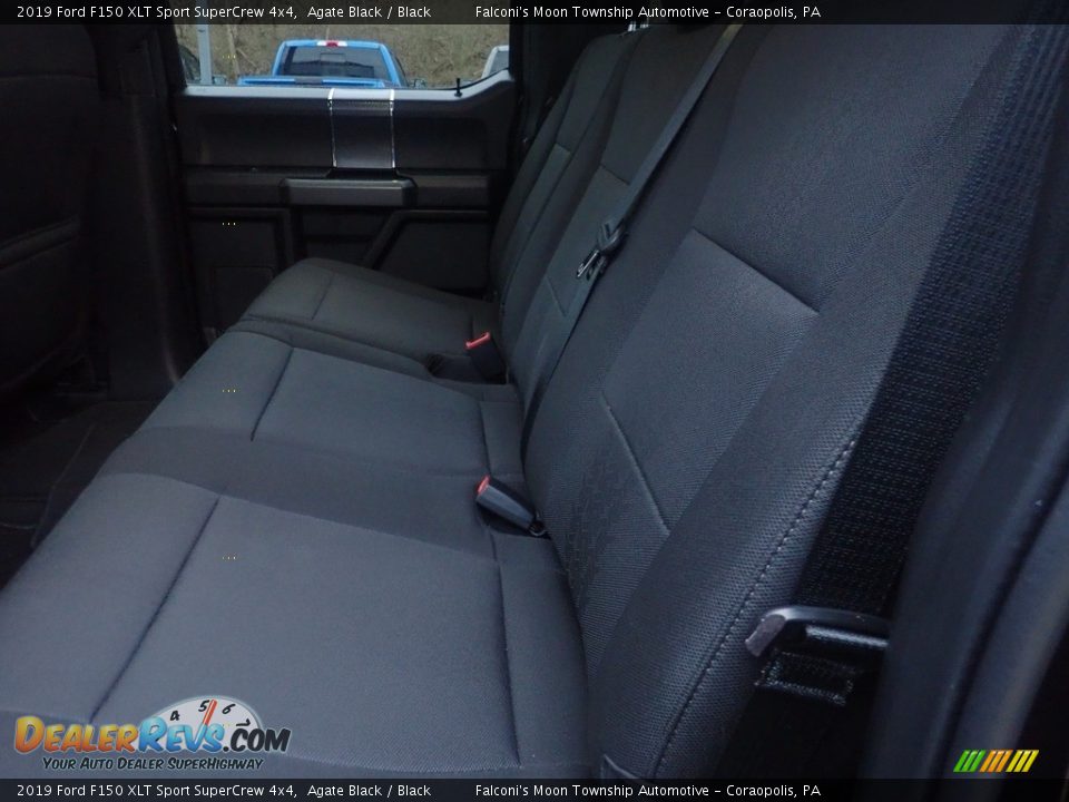 2019 Ford F150 XLT Sport SuperCrew 4x4 Agate Black / Black Photo #17