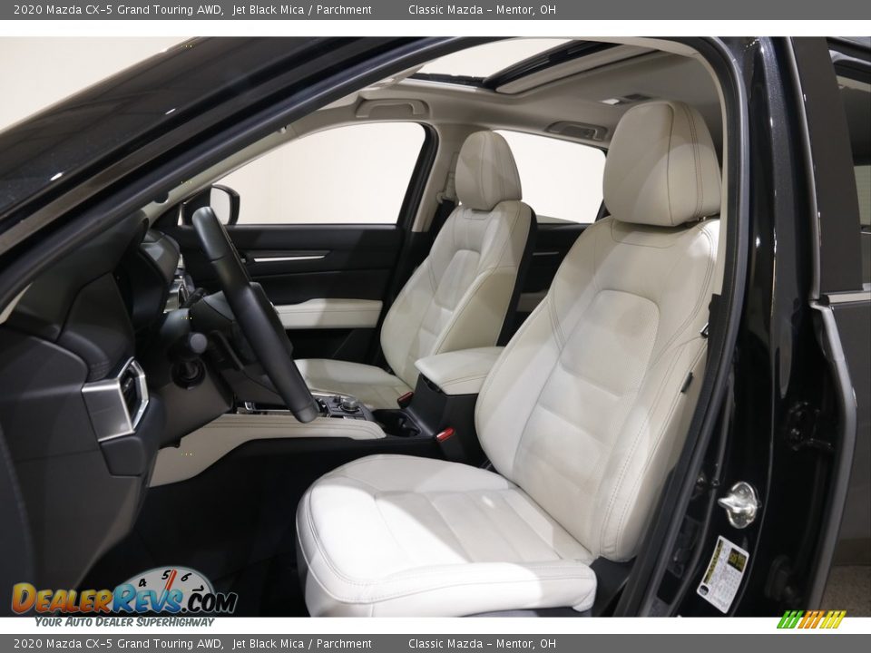 2020 Mazda CX-5 Grand Touring AWD Jet Black Mica / Parchment Photo #5