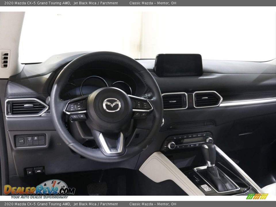 2020 Mazda CX-5 Grand Touring AWD Jet Black Mica / Parchment Photo #6