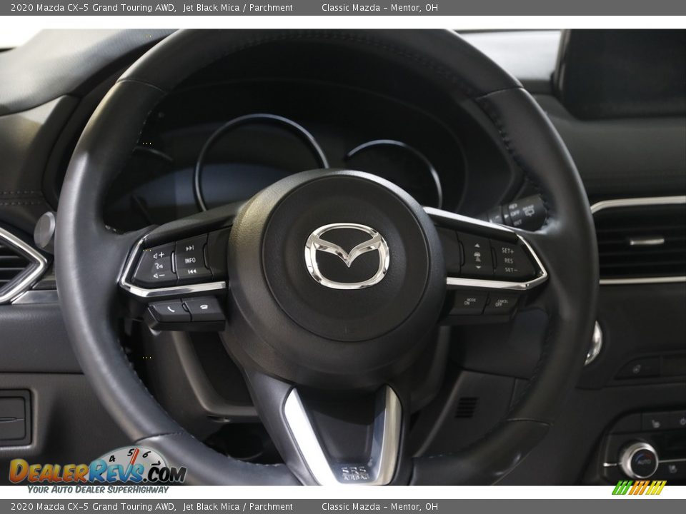 2020 Mazda CX-5 Grand Touring AWD Jet Black Mica / Parchment Photo #7