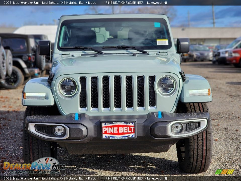 2023 Jeep Wrangler Unlimited Sahara 4XE Hybrid Earl / Black Photo #2