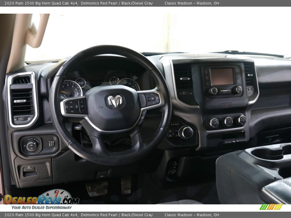 2020 Ram 1500 Big Horn Quad Cab 4x4 Delmonico Red Pearl / Black/Diesel Gray Photo #6