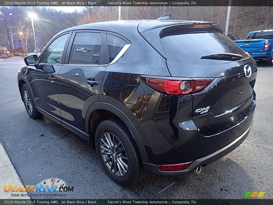 2019 Mazda CX-5 Touring AWD Jet Black Mica / Black Photo #5