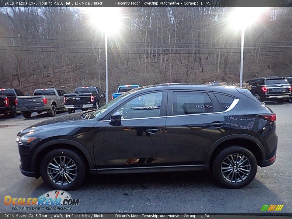 2019 Mazda CX-5 Touring AWD Jet Black Mica / Black Photo #6