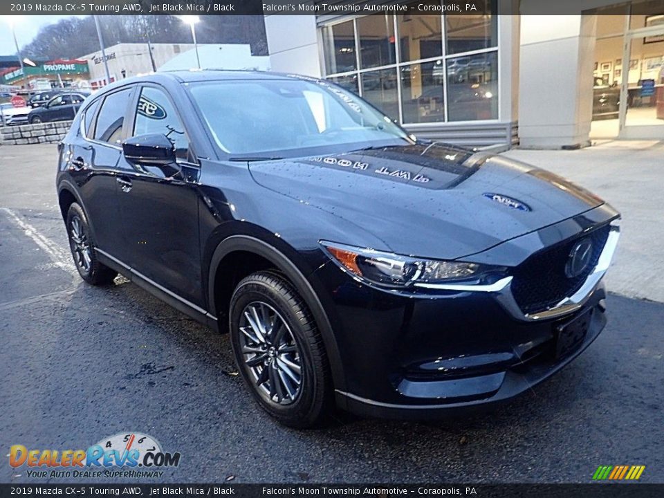 2019 Mazda CX-5 Touring AWD Jet Black Mica / Black Photo #9