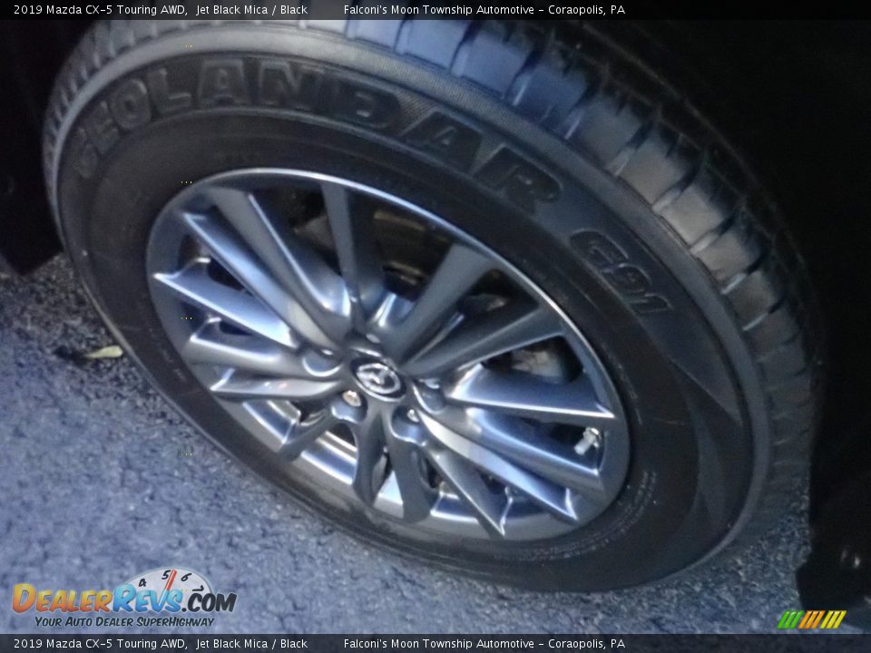 2019 Mazda CX-5 Touring AWD Jet Black Mica / Black Photo #10