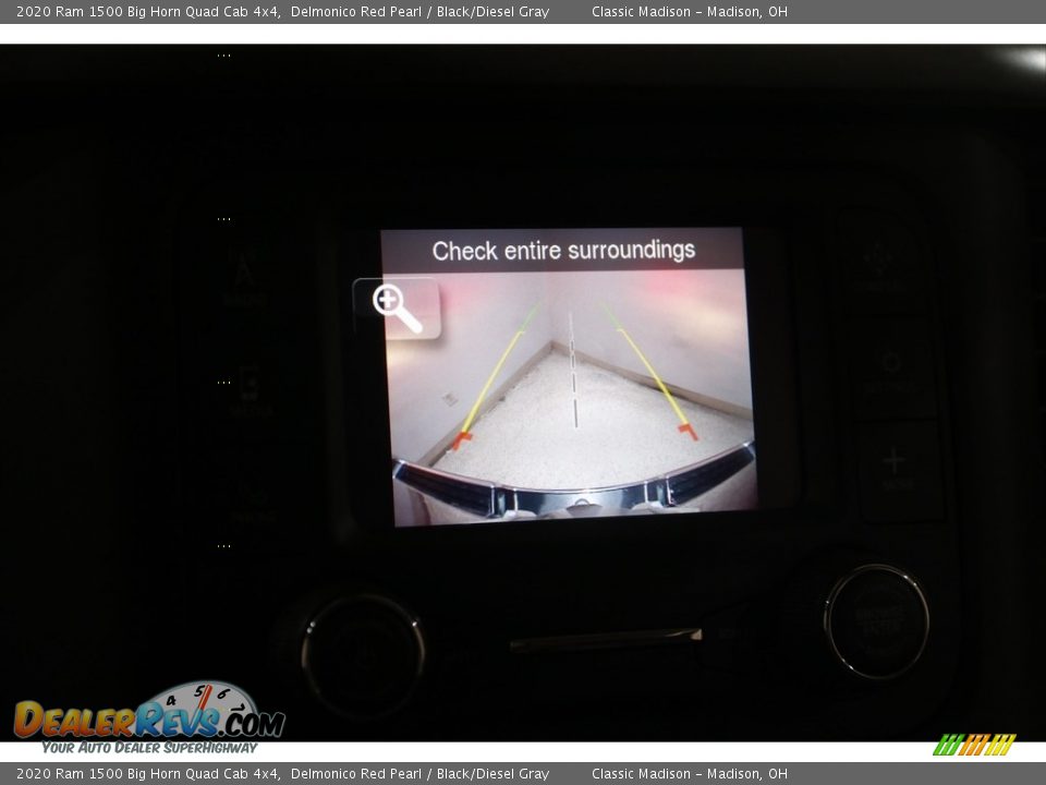 2020 Ram 1500 Big Horn Quad Cab 4x4 Delmonico Red Pearl / Black/Diesel Gray Photo #13