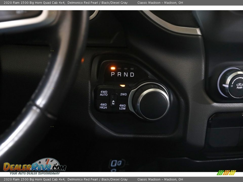 2020 Ram 1500 Big Horn Quad Cab 4x4 Delmonico Red Pearl / Black/Diesel Gray Photo #14