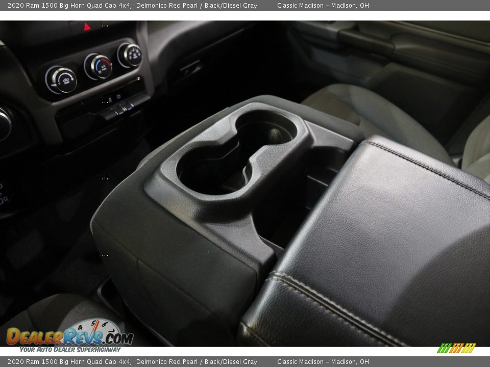 2020 Ram 1500 Big Horn Quad Cab 4x4 Delmonico Red Pearl / Black/Diesel Gray Photo #15