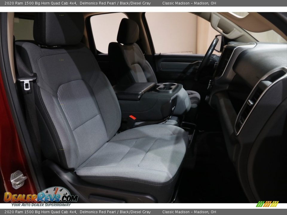 2020 Ram 1500 Big Horn Quad Cab 4x4 Delmonico Red Pearl / Black/Diesel Gray Photo #16