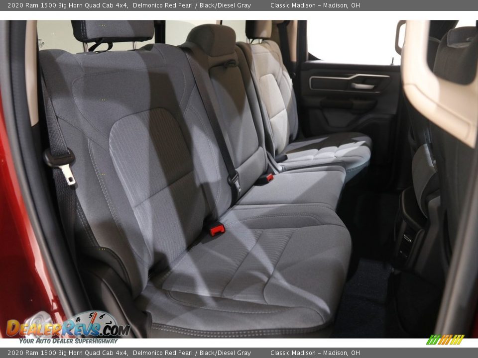2020 Ram 1500 Big Horn Quad Cab 4x4 Delmonico Red Pearl / Black/Diesel Gray Photo #17