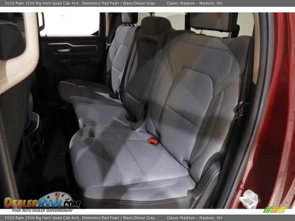 2020 Ram 1500 Big Horn Quad Cab 4x4 Delmonico Red Pearl / Black/Diesel Gray Photo #18