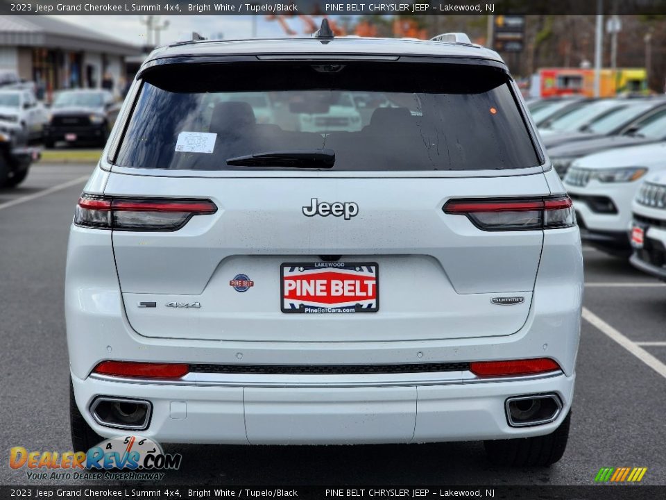 2023 Jeep Grand Cherokee L Summit 4x4 Bright White / Tupelo/Black Photo #5