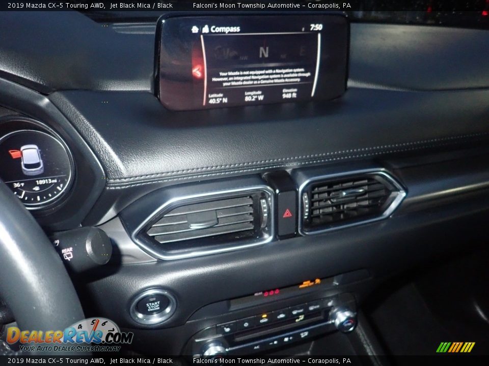 2019 Mazda CX-5 Touring AWD Jet Black Mica / Black Photo #26