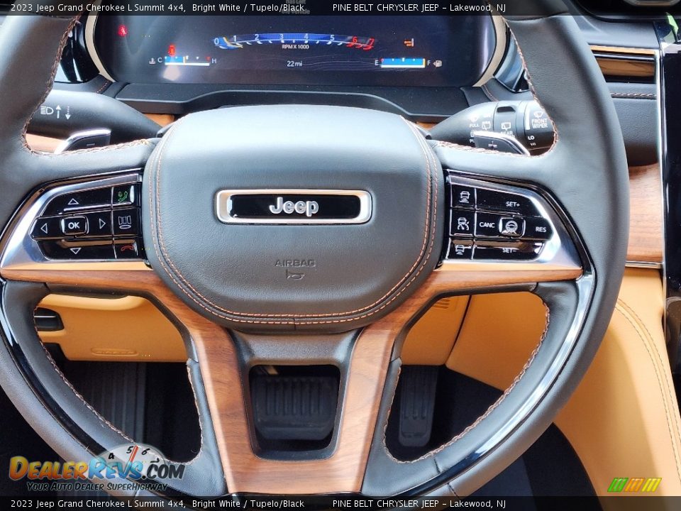 2023 Jeep Grand Cherokee L Summit 4x4 Steering Wheel Photo #10