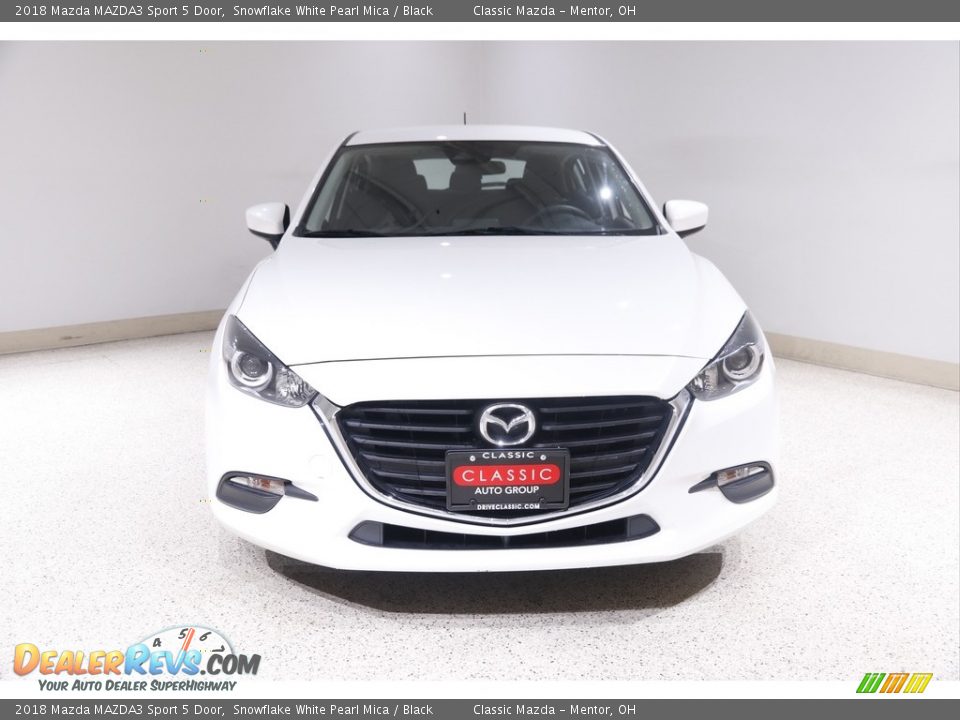 2018 Mazda MAZDA3 Sport 5 Door Snowflake White Pearl Mica / Black Photo #2