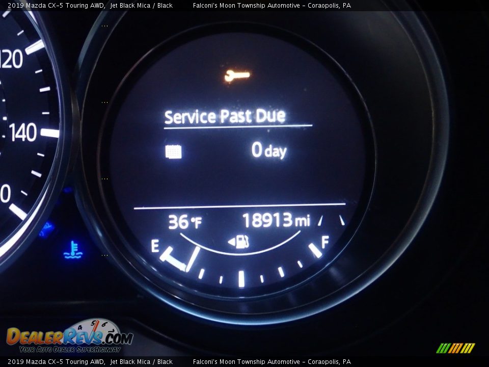 2019 Mazda CX-5 Touring AWD Jet Black Mica / Black Photo #28