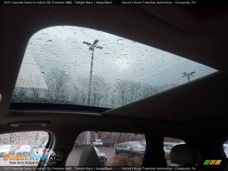 Sunroof of 2023 Hyundai Santa Fe Hybrid SEL Premium AWD Photo #15