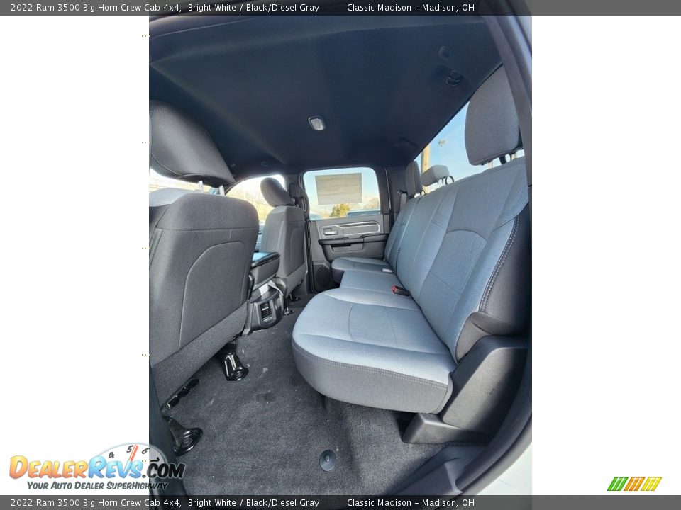 2022 Ram 3500 Big Horn Crew Cab 4x4 Bright White / Black/Diesel Gray Photo #3