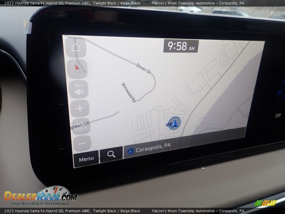 Navigation of 2023 Hyundai Santa Fe Hybrid SEL Premium AWD Photo #16