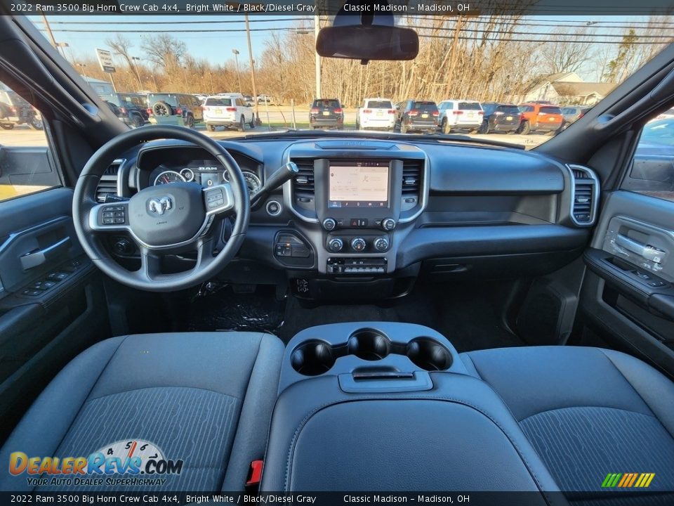 2022 Ram 3500 Big Horn Crew Cab 4x4 Bright White / Black/Diesel Gray Photo #4