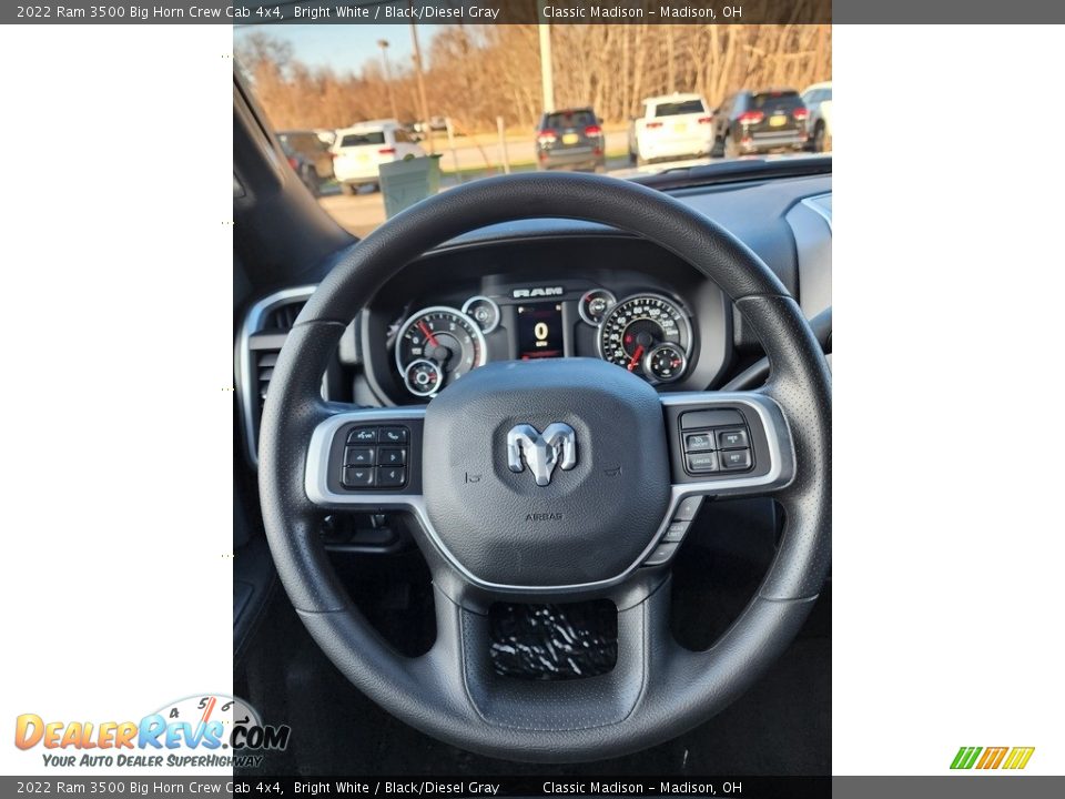 2022 Ram 3500 Big Horn Crew Cab 4x4 Bright White / Black/Diesel Gray Photo #5