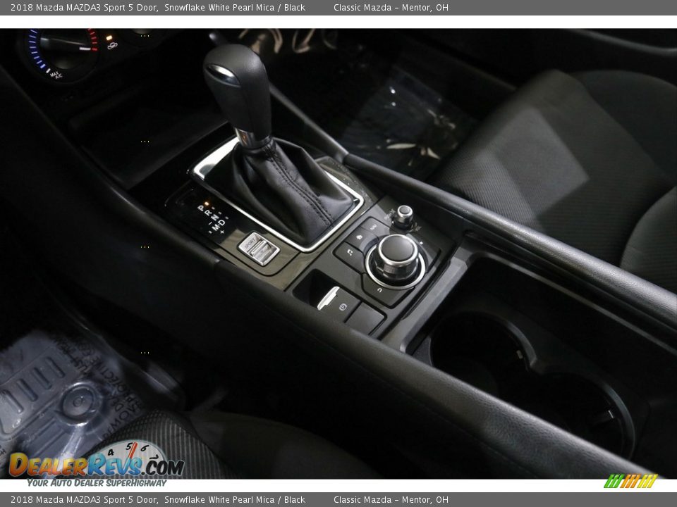 2018 Mazda MAZDA3 Sport 5 Door Snowflake White Pearl Mica / Black Photo #14