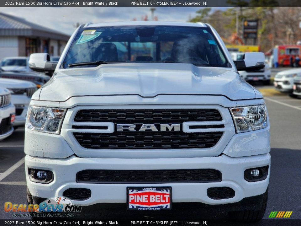 2023 Ram 1500 Big Horn Crew Cab 4x4 Bright White / Black Photo #2