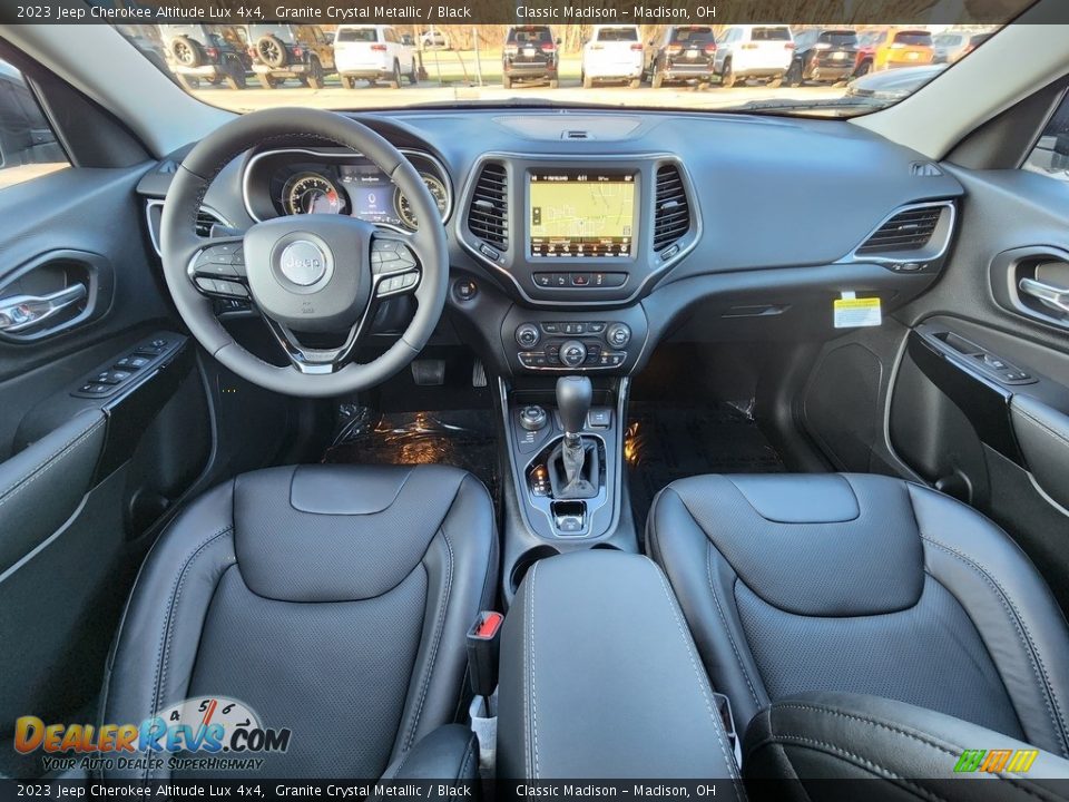 2023 Jeep Cherokee Altitude Lux 4x4 Granite Crystal Metallic / Black Photo #4