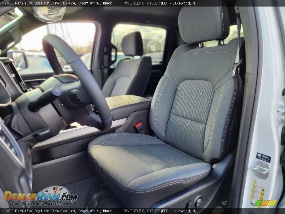 Front Seat of 2023 Ram 1500 Big Horn Crew Cab 4x4 Photo #13