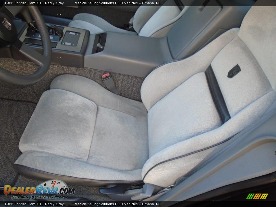 Front Seat of 1986 Pontiac Fiero GT Photo #9