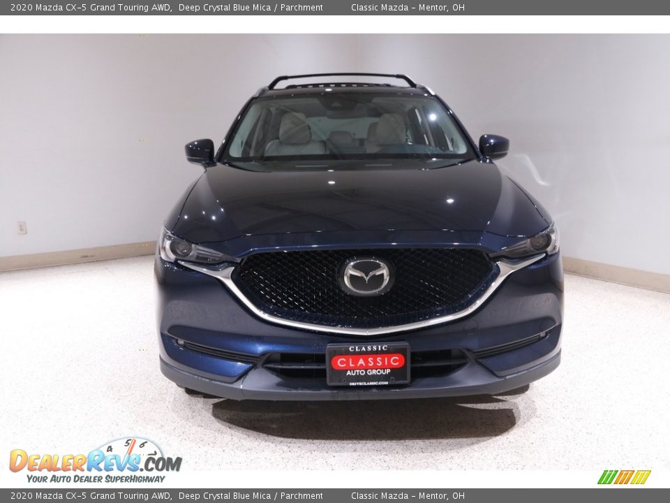 2020 Mazda CX-5 Grand Touring AWD Deep Crystal Blue Mica / Parchment Photo #2