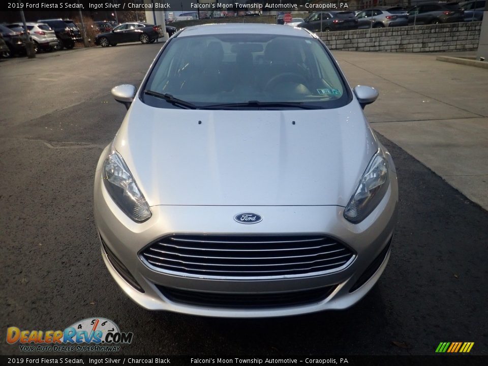 2019 Ford Fiesta S Sedan Ingot Silver / Charcoal Black Photo #8