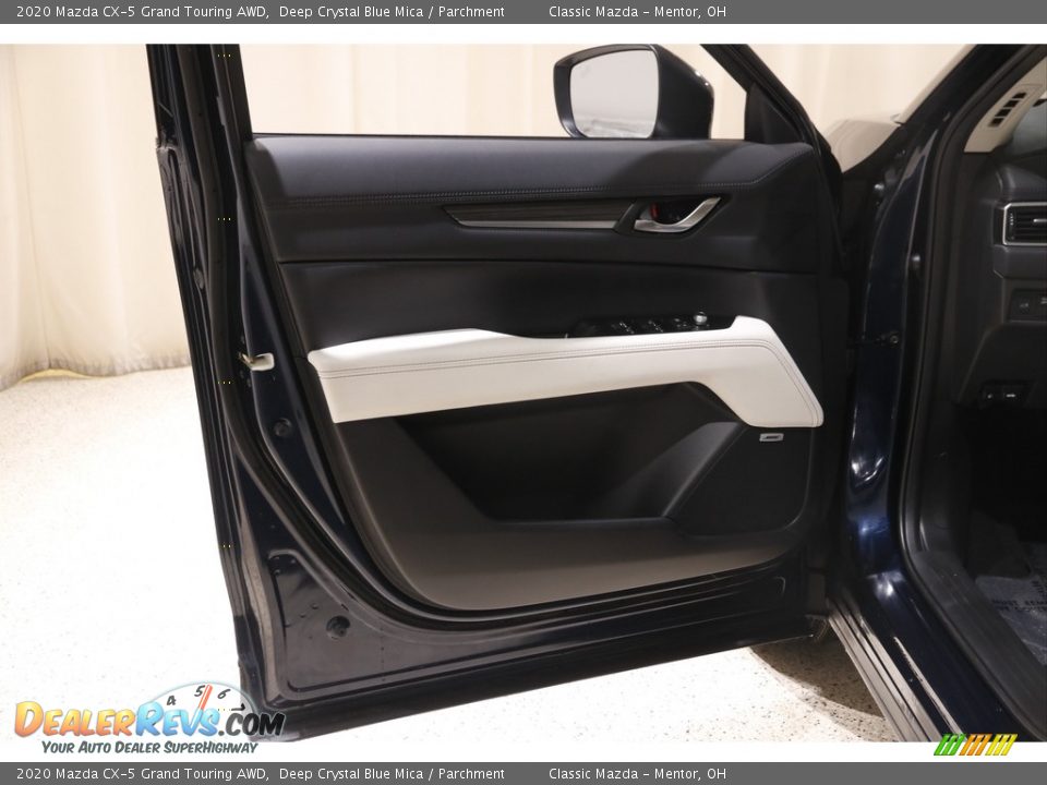 2020 Mazda CX-5 Grand Touring AWD Deep Crystal Blue Mica / Parchment Photo #4