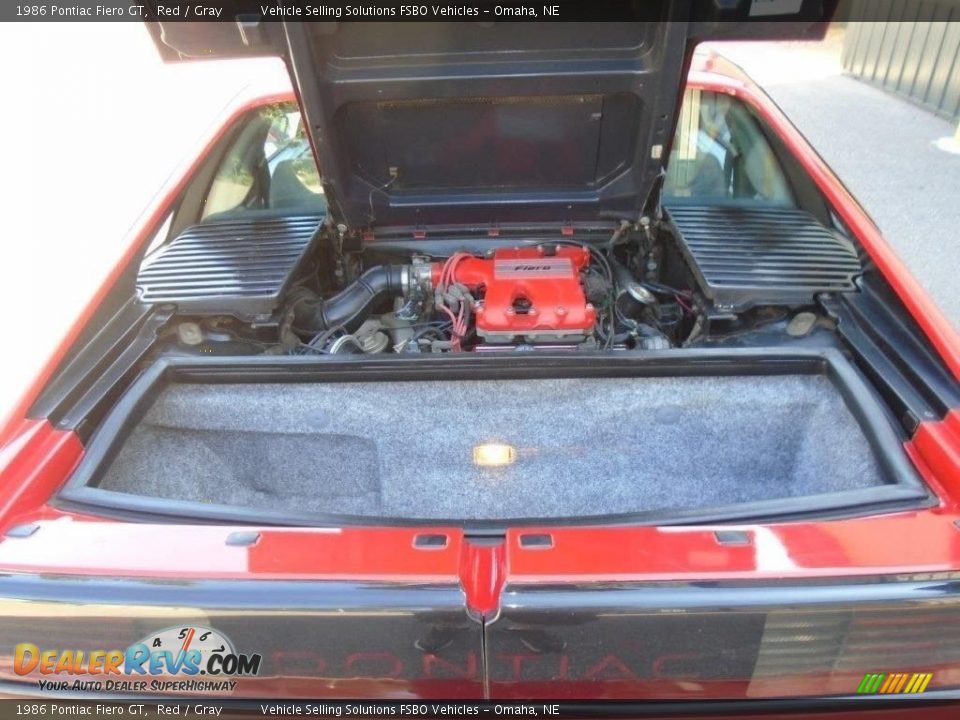 1986 Pontiac Fiero GT 2.8 Liter OHV 12-Valve L44 V6 Engine Photo #18
