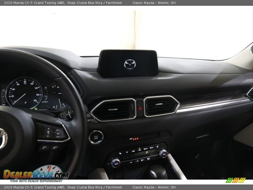 2020 Mazda CX-5 Grand Touring AWD Deep Crystal Blue Mica / Parchment Photo #9