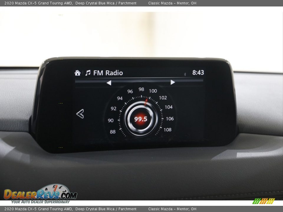 2020 Mazda CX-5 Grand Touring AWD Deep Crystal Blue Mica / Parchment Photo #11