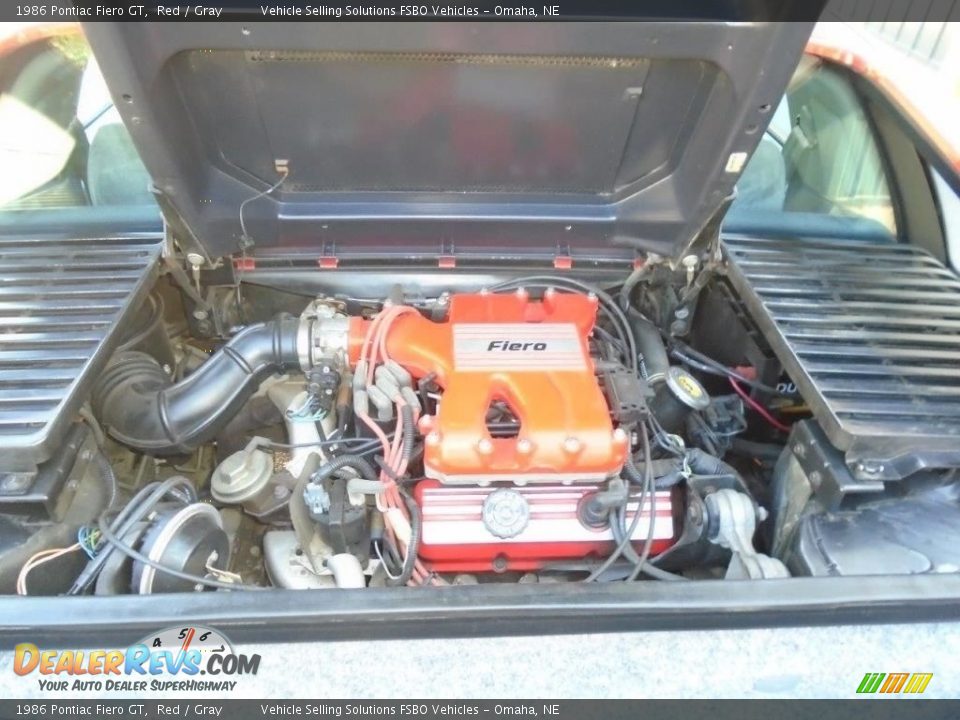 1986 Pontiac Fiero GT 2.8 Liter OHV 12-Valve L44 V6 Engine Photo #23