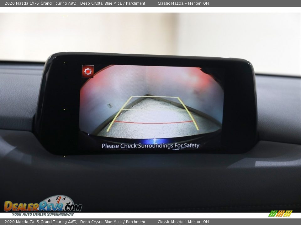 2020 Mazda CX-5 Grand Touring AWD Deep Crystal Blue Mica / Parchment Photo #12