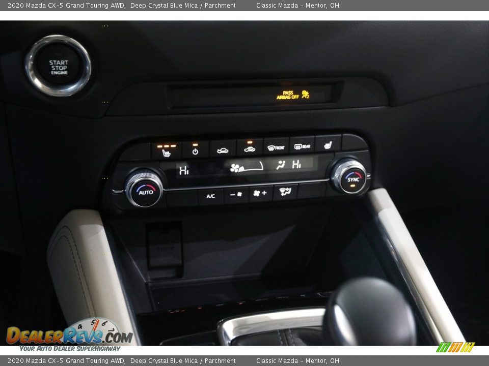 2020 Mazda CX-5 Grand Touring AWD Deep Crystal Blue Mica / Parchment Photo #13
