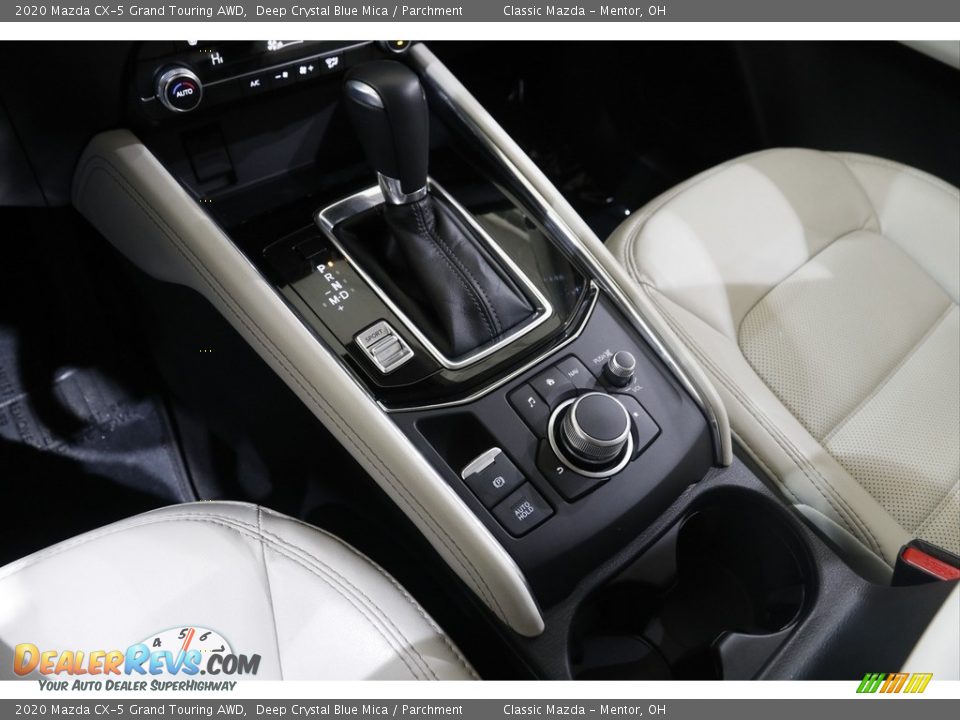 2020 Mazda CX-5 Grand Touring AWD Deep Crystal Blue Mica / Parchment Photo #14
