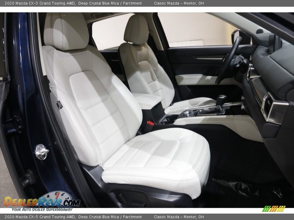 2020 Mazda CX-5 Grand Touring AWD Deep Crystal Blue Mica / Parchment Photo #15