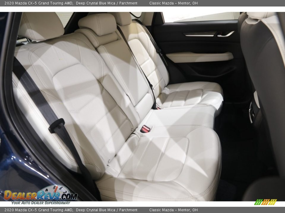 2020 Mazda CX-5 Grand Touring AWD Deep Crystal Blue Mica / Parchment Photo #16
