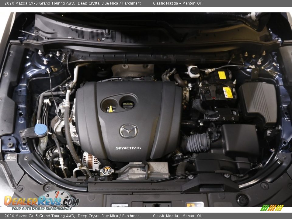 2020 Mazda CX-5 Grand Touring AWD Deep Crystal Blue Mica / Parchment Photo #19